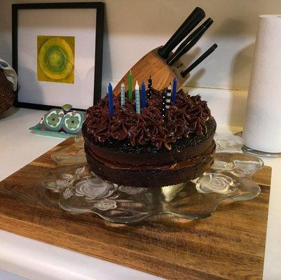 Teacher decorated birthday cake