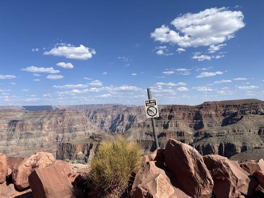 Sign letting you know not to die lol