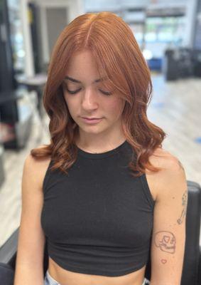 Radiant balayage, where every strand tells a story. Discover your hair's masterpiece with us!  #BalayageMagic #HairGoals"