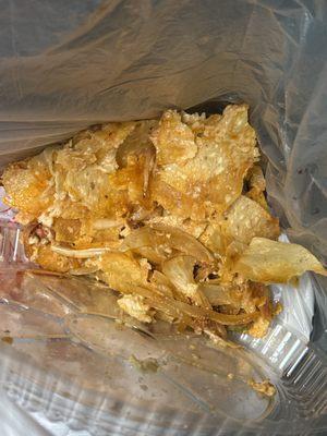 The chips I had to throw out