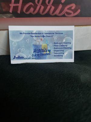 Harris Got It Cleaned