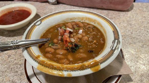 Side of borracho beans