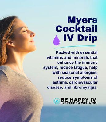 The Myers' Cocktail is one of our top-selling IV therapy treatments.