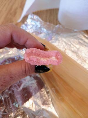 Finley Field Sweet tamale with cream cheese