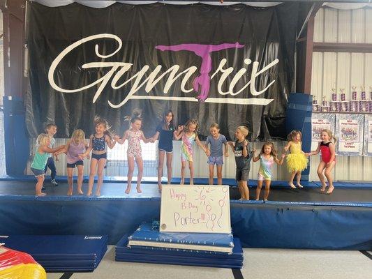 Group pic for my daughters birthday party