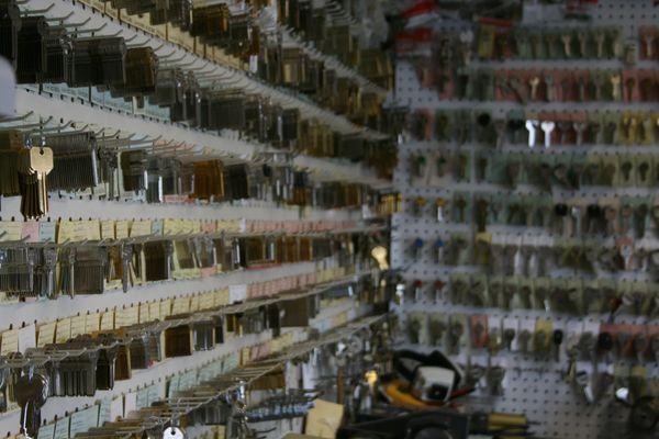 Largest selection of keys on the mountain.