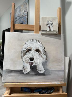 Finished painting! Pick up at the store