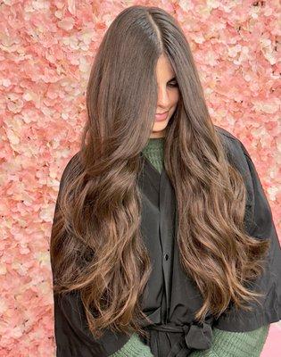 Ondas largas en castaño Milk chocolate anyone?