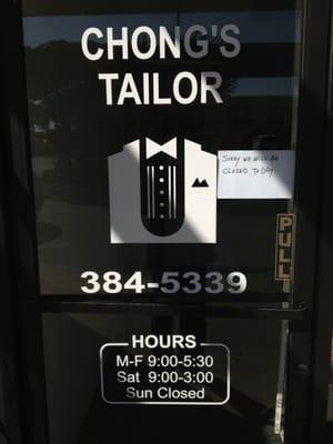 After the owner cussed me out, they locked the door and taped up this sign. Very unprofessional.