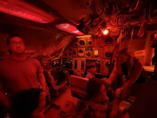 Someone's kids driving the sub