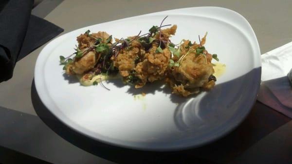 Fried oysters