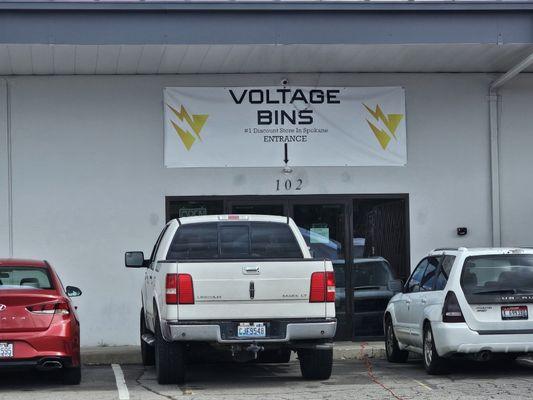 Voltage Bins Storefront