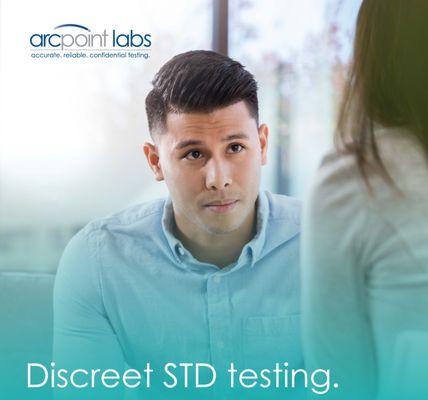 Discreet, confidential STD testing available.