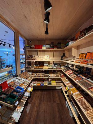 Inside our cigar humidor