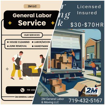 2M General Labor & Moving