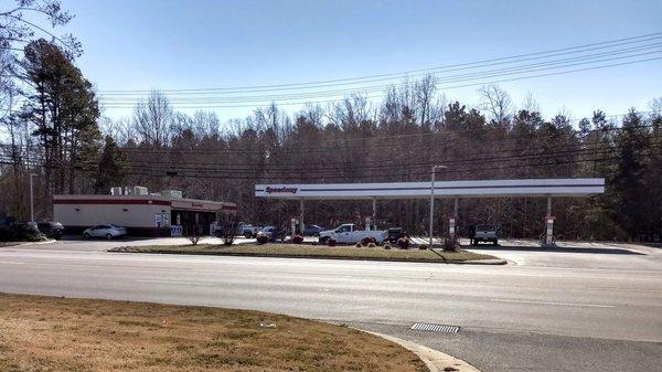 Speedway from far away