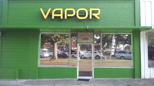 Our storefront facing the intersection of Monroe st. And Bradford.