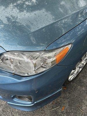 Fender and bumper color unmatched