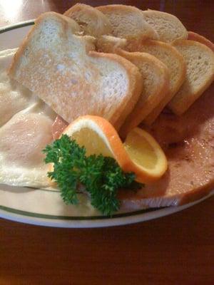Ham and eggs