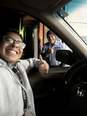 Leaving the shop after repair