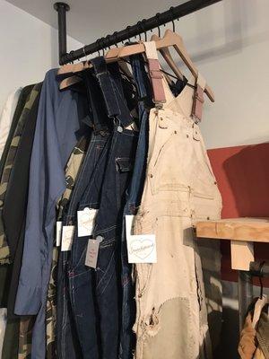 Dead stock bib overalls in a variety of brands & styles!