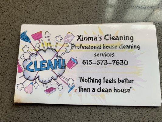 Xioma's Cleaning
