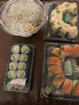 Avocado Maki C18. Double Shrimp Roll R15. Melrose Roll Make Your Own Way Poke Bowl