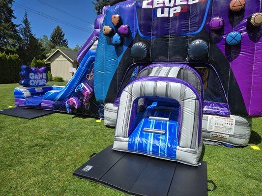 Game zone bounce house and slide combo rental for birthday party in Bothell