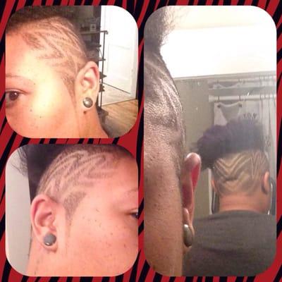 This is what the barber did! Sorry my hair on top isn't styled, but I wanted to get a picture before I forgot.