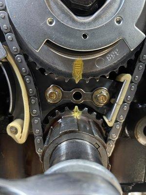 Timing chain on 2009 suburban