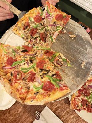 Specialty pizza... yum!