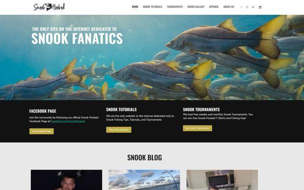 snookhooked.com - a local client of ours in Jensen Beach.