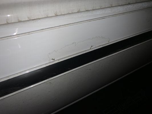 In Less than 1 year, paint is already peeling.