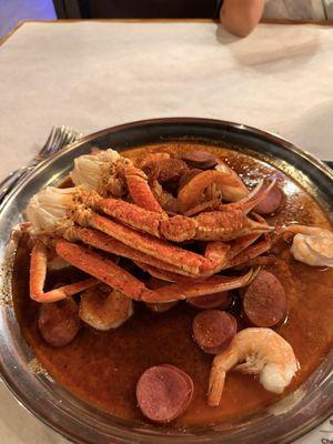 M3. Snow Crab Legs, C9. 1/2 lb Sausage Combo, M2. Shrimp No Head