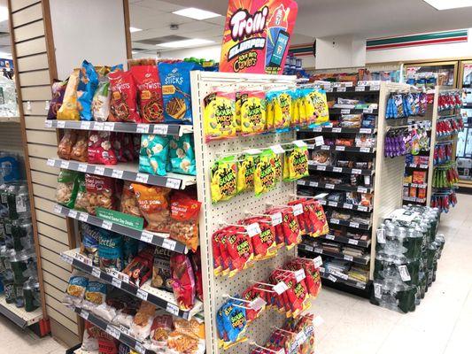 In for gas, snack and restroom