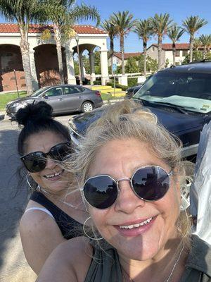 Visiting our loved one at San Fernando Mission Cemetery