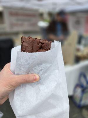 Brownie from Baltic Crumbs! $4