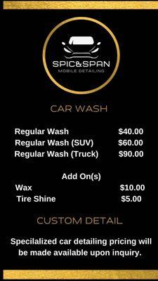 Spic and Span Mobile Detailing