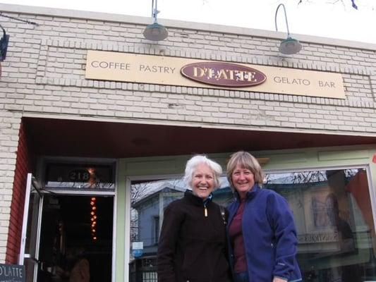 We're here for Morning Glory muffins and gelato - yum!