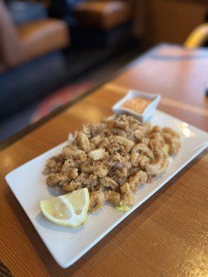 Calamari appetizer