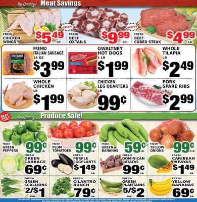 Meat and Produce Sales