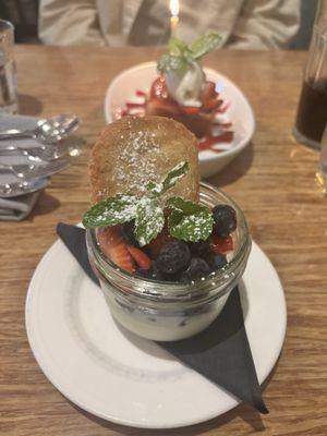 pudding and shortcake