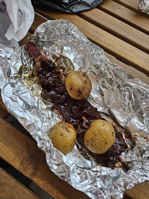 Corona plaza street food