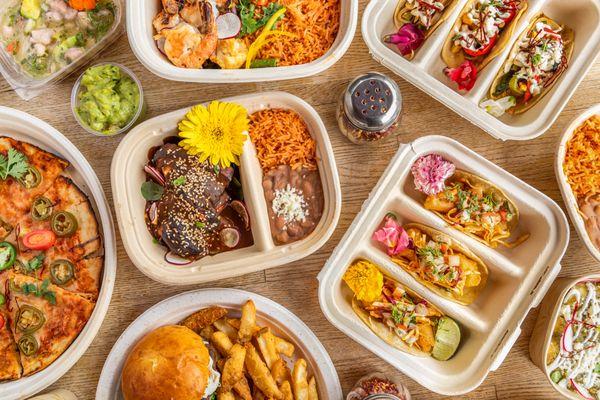 A variety of fresh Indian and Mexican options!