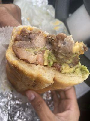 FOUND A HAIR IN MY SANDWICH, COOKS WERE NOT WEARING GLOVES or HAIR NETS!!!