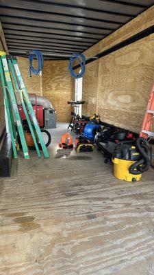 To do recovery. And clean up