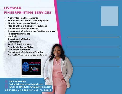 Live Scan Fingerprinting