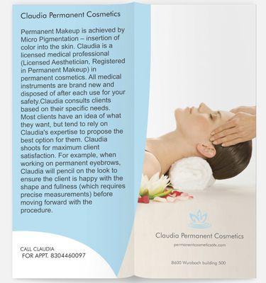 Claudia Permanent Cosmetics