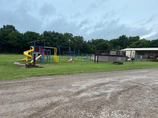 Play ground and pool