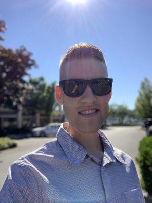 Chase got my hair looking great.